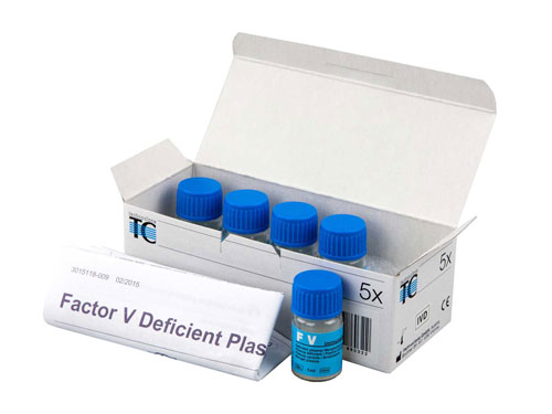 Factor V Deficient Plasma Immunodepleted