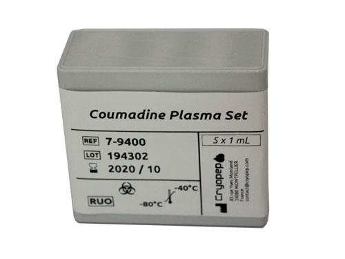 Coumadin Plasma Set