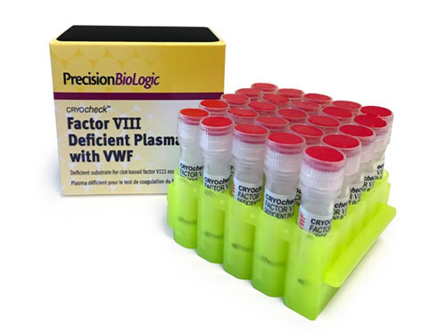 CRYOcheck™ Factor VIII Deficient Plasma with VWF