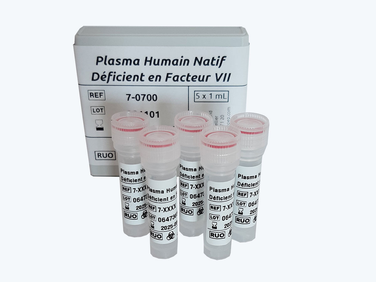 Human Factor VII congenital Deficient Plasma