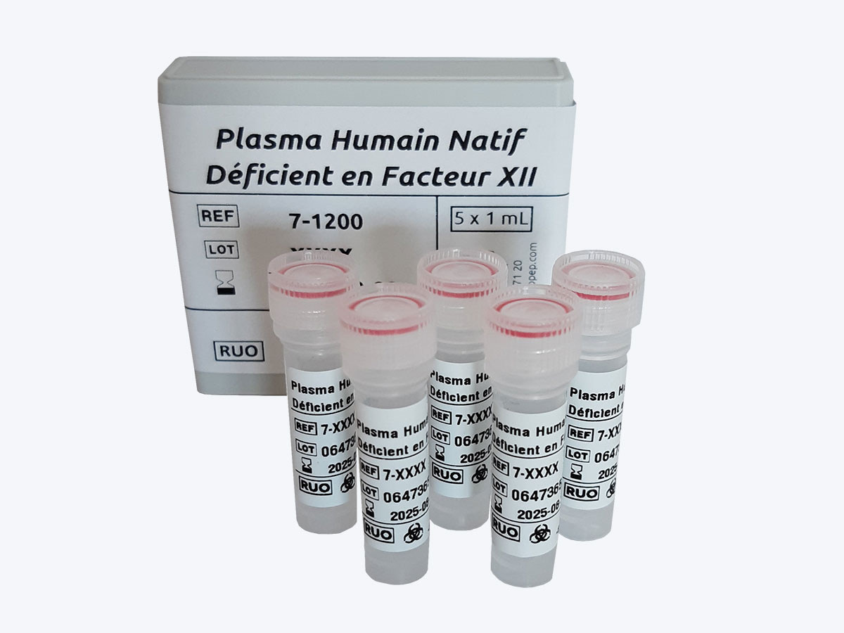 Human Factor XII congenital Deficient Plasma