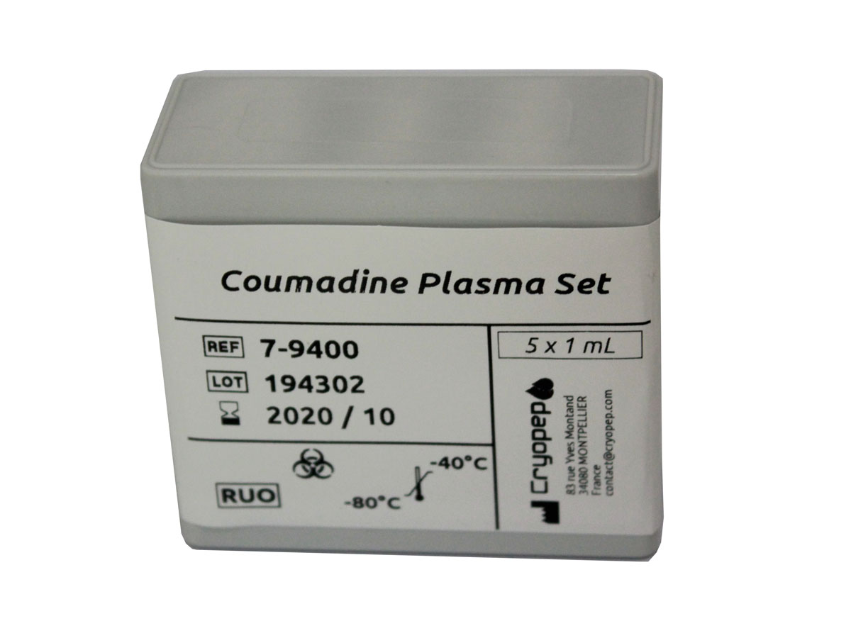 Coumadin Plasma Set