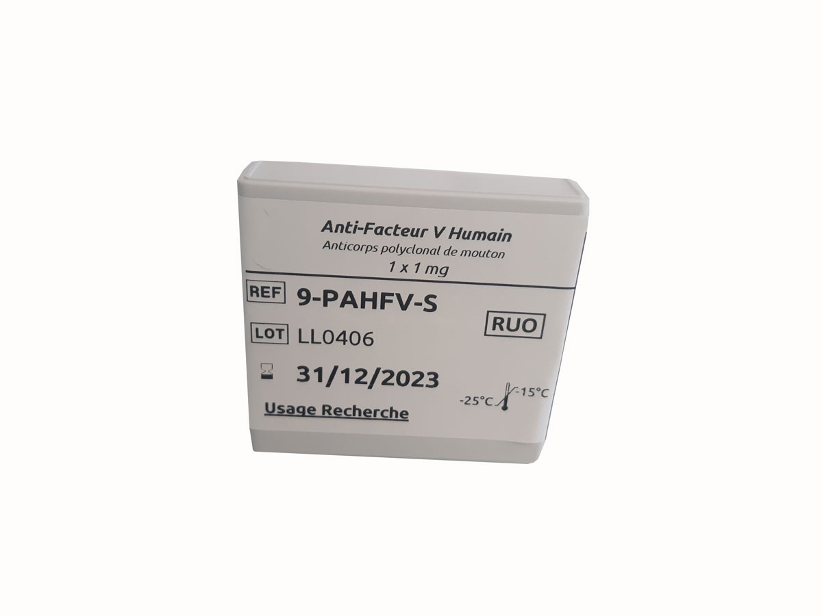 Sheep polyclonal antibody anti-human Factor V