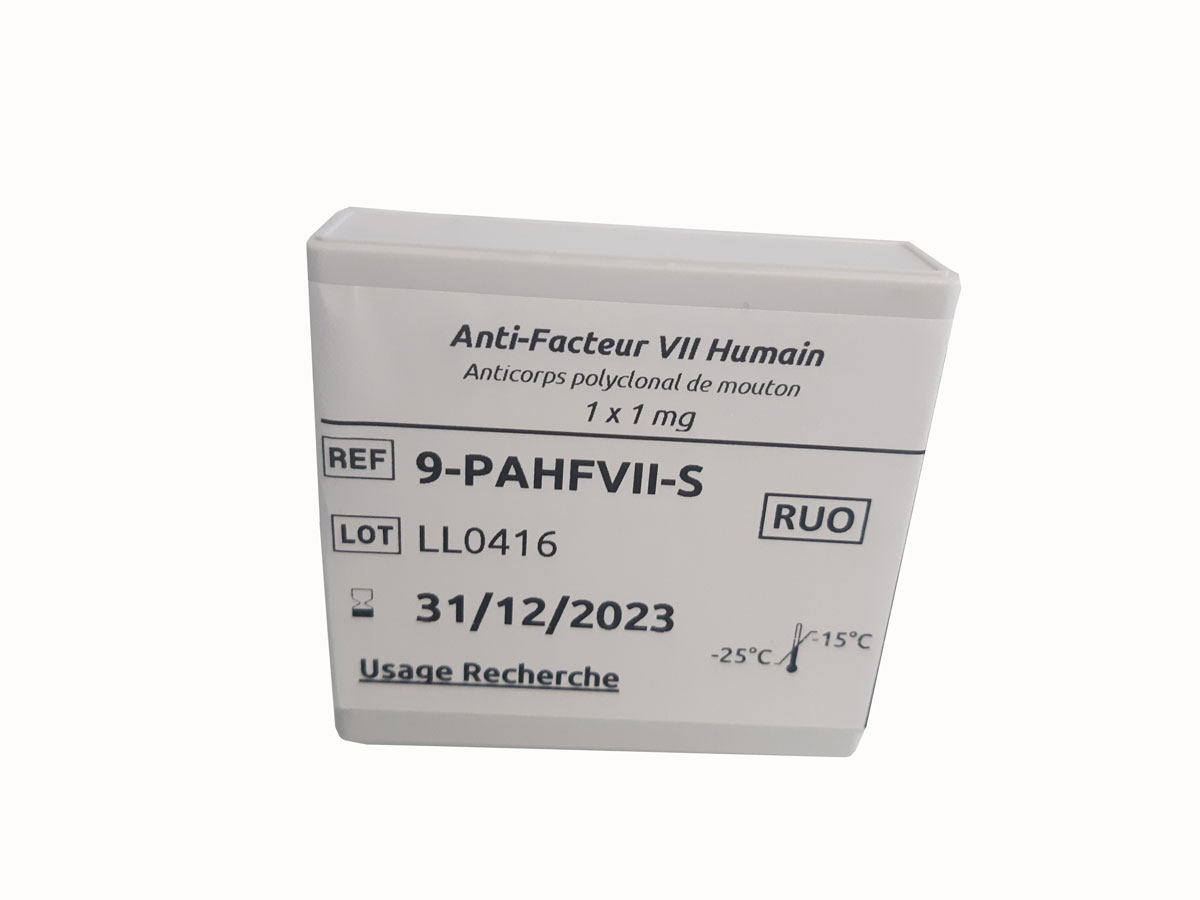 Sheep polyclonal antibody anti-human FVII