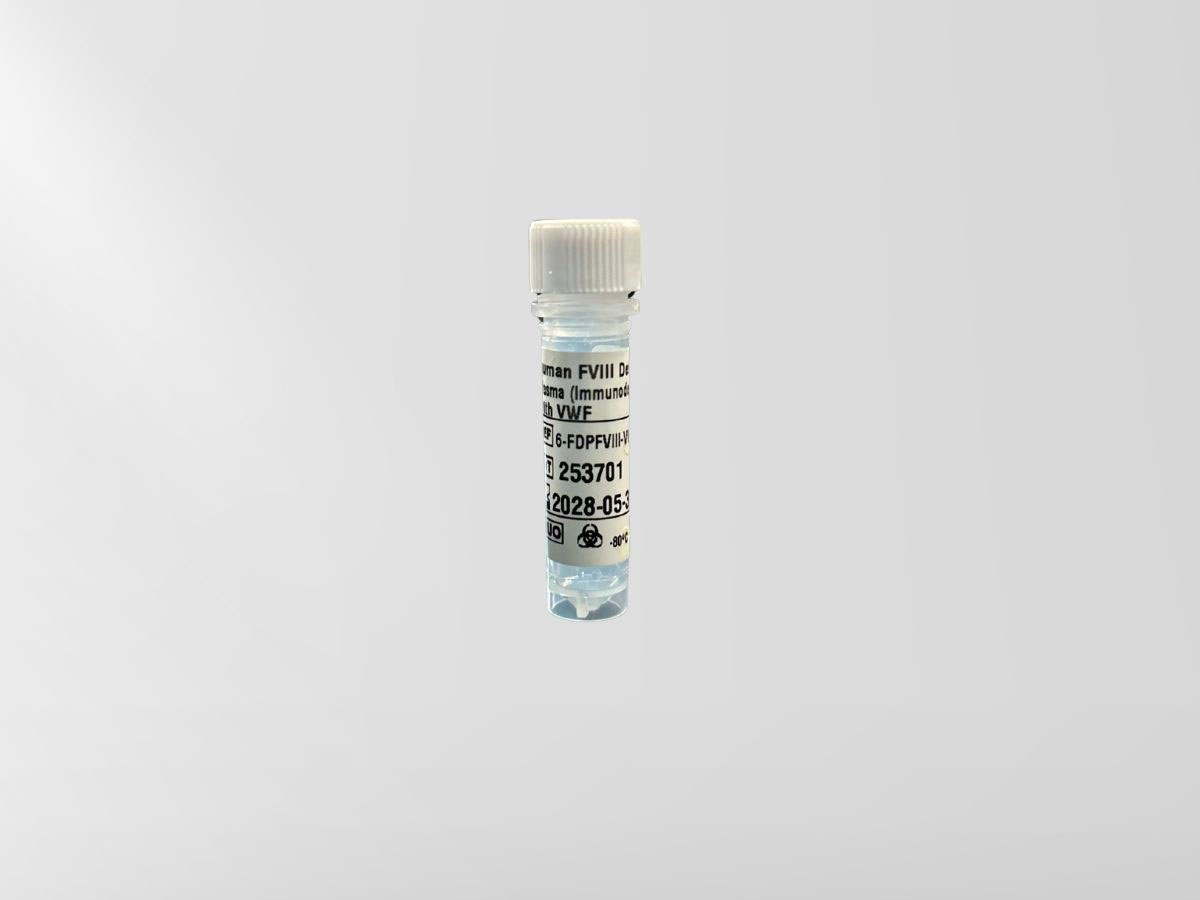 FVIII Immunodepleted Deficient Human Plasma with VWF