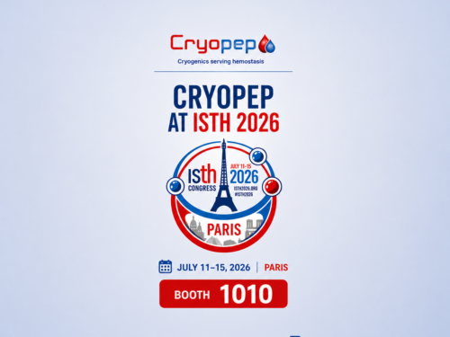 Cryopep at ISTH 2026 in Paris